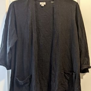 J Crew open cardigan